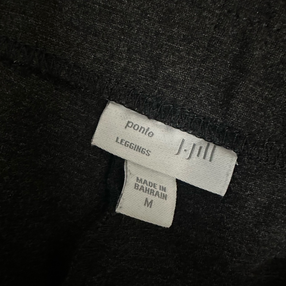 J Jill Womens Pants Gray Size Medium Ponte Leggings High Rise Rayon Blend - Picture 7 of 11